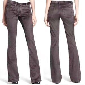 Theory Sineli Sequoia Velvet Pants Size 2